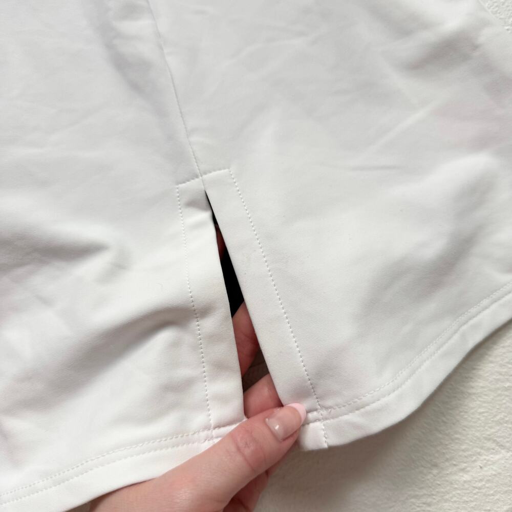 Carbon38 Tennis Skirt in White & Black Built In Shorts, Size Small - Picture 2 of 6